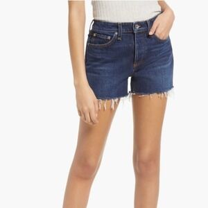 RAG & BONE DRE LOW RISE CUTOFF BUTTON FLY SHORTS IN CAMBRIA NWT‎ WOMEN'S SIZE 26